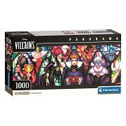 Clementoni Puzzle Disney-Bösewichte Panorama - 1000 Teile