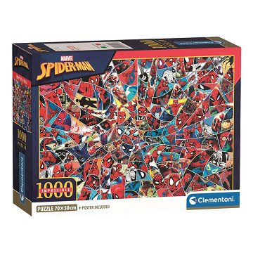 Clementoni Puzzle Impossible Marvel Spider-Man - 1000 Teile.