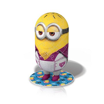 Minions 3D-Puzzle – Disco, 54 Teile.