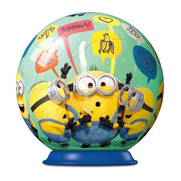 Minions 3D Puzzelbal, 72st.