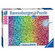 Herausforderungspuzzle Glitzer, 1000 Teile.