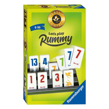 Lass uns Rommé-Brettspiel Play