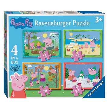 Peppa Pig Jahreszeiten-Puzzle, 4in1