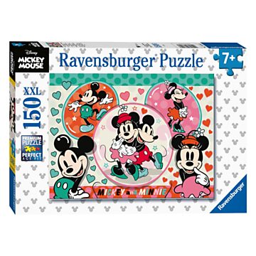 Traumpaar Mickey & Minnie Puzzle, 150 Teile. XXL