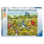 Puzzle „Vögel auf der Wiese“, 500 Teile.