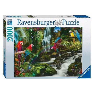 Colorful Parrots in the Jungle Jigsaw Puzzle, 2000pcs.