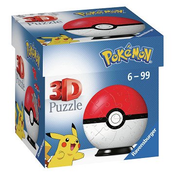 Ravensburger Pokémon Pokeball 3D Puzzel, 54st.