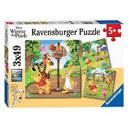 Ravensburger Disney Winnie de Poeh Sportdag, 3x49st.