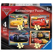 Disney Cars 3 Puzzel, 4in1