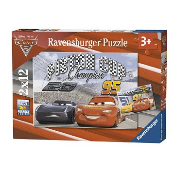Disney Cars 3 Puzzle, 2x12pcs.