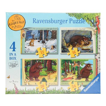 De Gruffalo Puzzel, 4in1