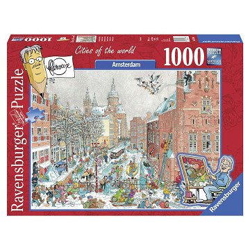 Fleroux Amsterdam im Winter, 1000 Stück