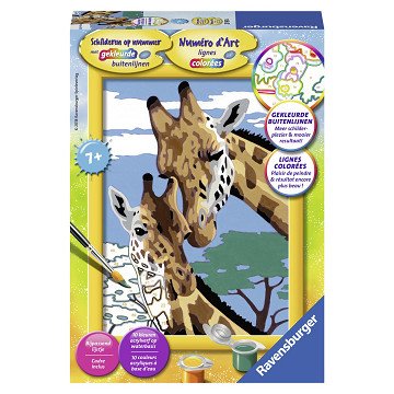 Schilderen op Nummer - Giraffen