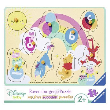 Mijn Eerste Houten Puzzel - Winnie en zijn Vrienden, 9st.