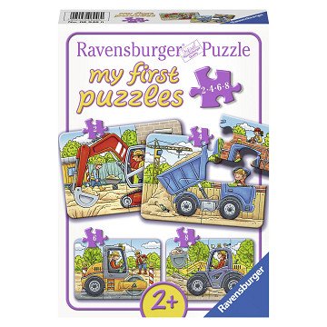 My First Puzzles - Construction Vehicles, 4in1
