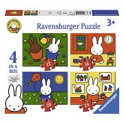 Miffy Puzzle, 4in1