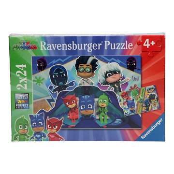 PJ Masks Puzzle, 2x24pcs.