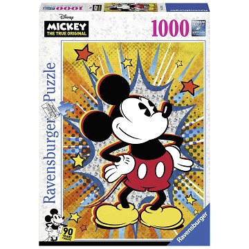 Retro Mickey Puzzel, 1000st.