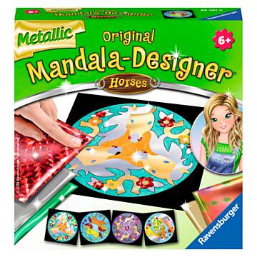 Mandala-Designer Metallic Foil - Paarden