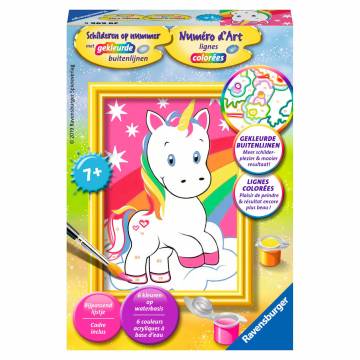 Paint by Numbers - Cute Unicorn