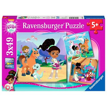 Nella the Knight Princess Puzzle, 3x49pcs.