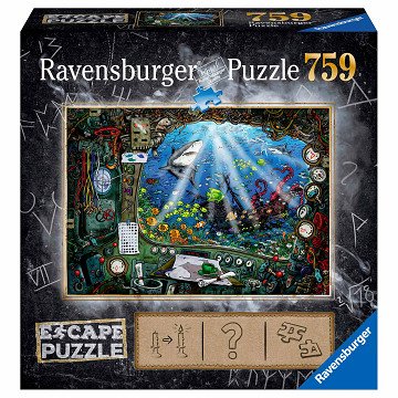 Ravensburger Escape Room Puzzel - De Onderzeeër, 759st.