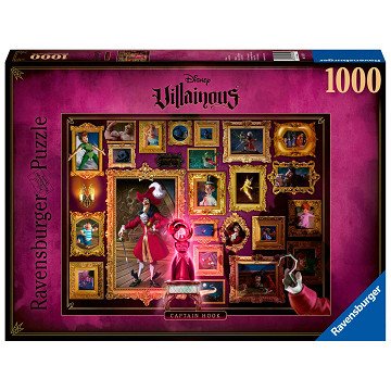 Disney Villainous Puzzel Kapitein Haak, 1000st.