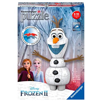 Disney Frozen 2 3D Puzzel Olaf, 54st.