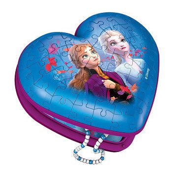 Disney Frozen 2 3D-Puzzle-Herzbox