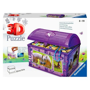 Ravensburger 3D Puzzel - Schatkist Paarden