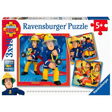 Fireman Sam - Our Hero Sam, 3x49 pcs.
