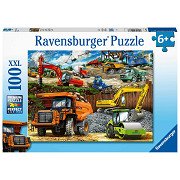 Construction vehicles, 100 pcs. XXL