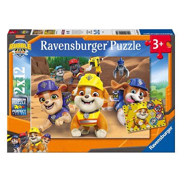 Legpuzzel Rubble & Crew - 2x12st.
