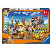 Rubble & Crew Puzzle – 3 x 49 Teile.