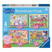 Peppa Pig Puzzle - 4 Puzzles