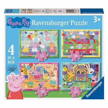 Peppa Pig Puzzle - 4 Puzzles