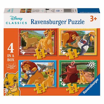 Disney König der Löwen Puzzle - 4 Puzzles