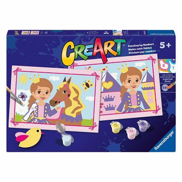 CreArt Malen nach Zahlen – Kleine Prinzessinnen