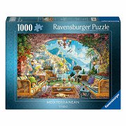 Ravensburger Legpuzzel Mediterraan Terrasuitzicht - 1000st.