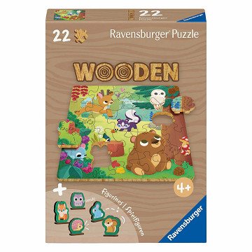 Ravensburger Holzpuzzle Waldtiere - 22-tlg.