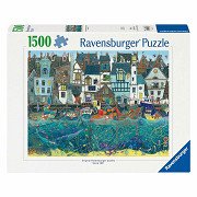 Ravensburger Jigsaw Puzzle Haven of Wonders - A Vibrant Fantasy Haven - 1500 Pieces