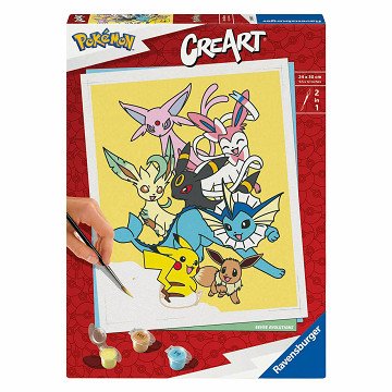 Ravensburger CreArt Schilderen op Nummer - Pokémon