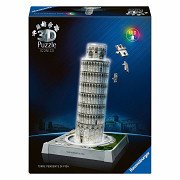 Ravensburger 3D Puzzel Iconics Toren van Pisa - Met Licht - 231st.