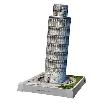 Ravensburger 3D Puzzel Iconics Toren van Pisa - Met Licht - 231st.
