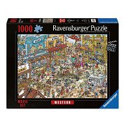 Ravensburger Jigsaw Puzzle Western Film Set - 1000 pieces