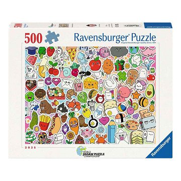 Ravensburger Legpuzzel Cute Kawaii Chaos - 500st.