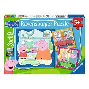 Ravensburger Legpuzzel Peppa Pig - 3x49st.