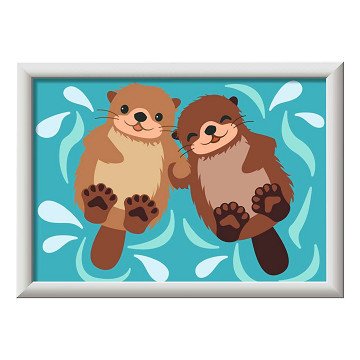 Ravensburger CreArt Paint by Numbers - Otter Love