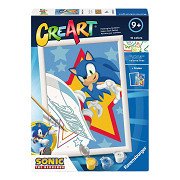 Ravensburger CreArt Paint by Numbers - Speedy Sonic