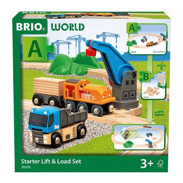Brio Treinset Hijs en Laad Startset - 14dlg.